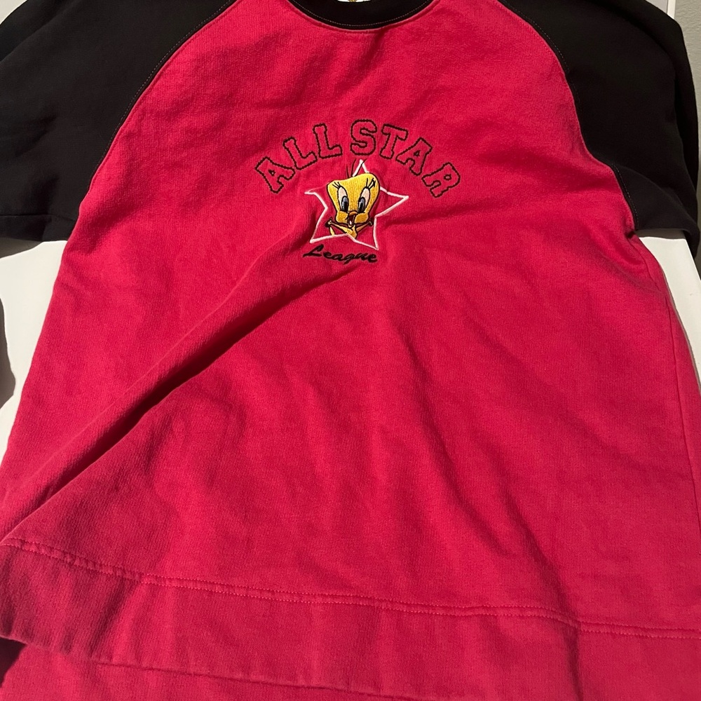 Warner Bros. Kids All Star League Tee - Pink and Black